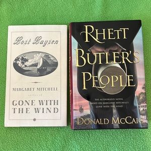 Rhett Butler’s People by McCraig & Lost Laysen by Margaret Mitchell HC/DJ Books